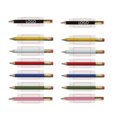 Graphite-Core Pencil With Eraser