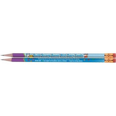 MyPlate Full Color Pencils (Build Strong Bones With Dairy Foods)