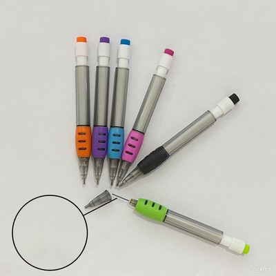 Mechanical Pencil with Color Grip – 0.7mm HB Lead & Eraser