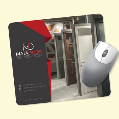 Vynex® DuraTec® 7"x8"x1/8" Hard Surface Mouse Pad